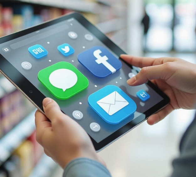 How to integrate social media and sharing features in mall development