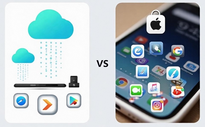 Comparison of advantages and disadvantages between mini-programs and traditional app development.