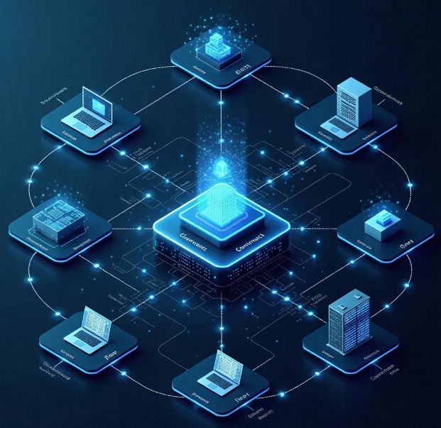 API Interface and Blockchain Network Integration in DApp Development