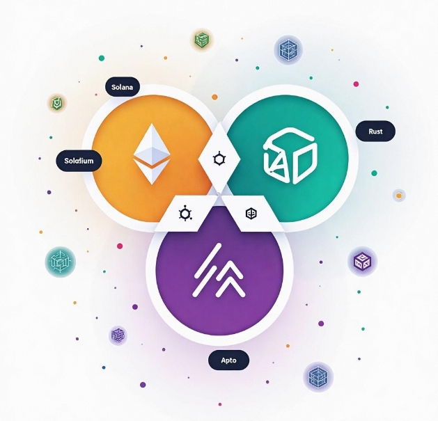 Comparison of DApp Development Languages: How to Choose Between Solidity, Rust, and Move?